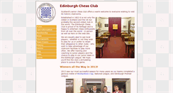 Desktop Screenshot of edinburghchessclub.co.uk