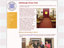 Tablet Screenshot of edinburghchessclub.co.uk